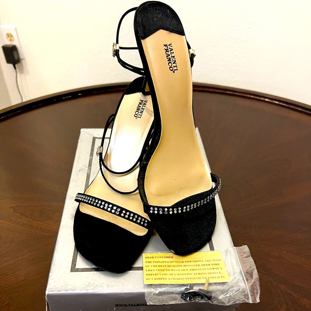 Formal black dress shoes